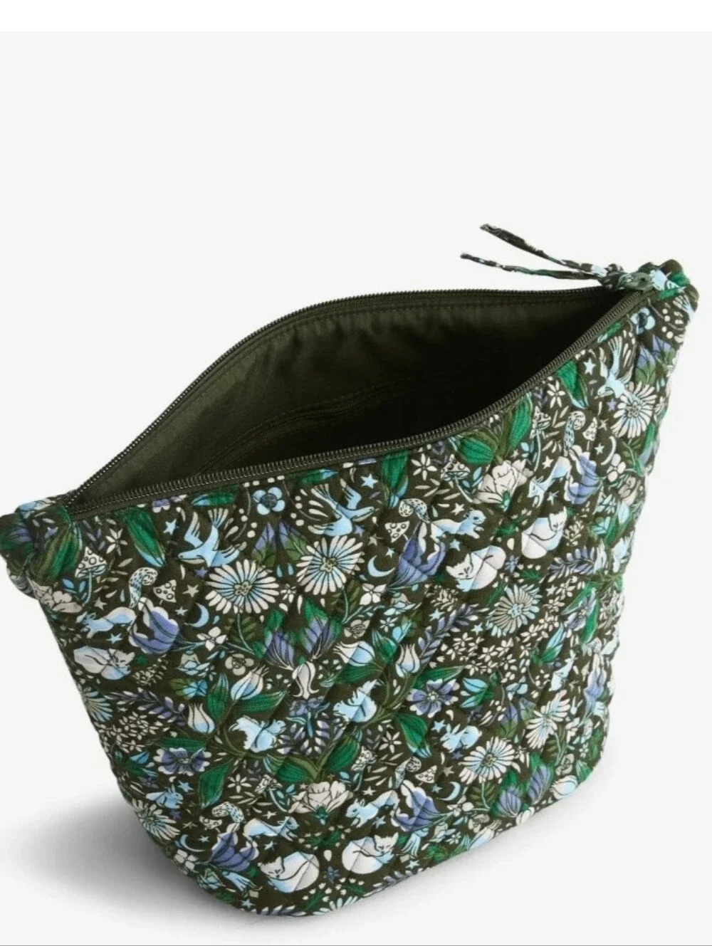 Vera Bradley Slouchy Bucket Shoulder Bag Enchanted Woodland